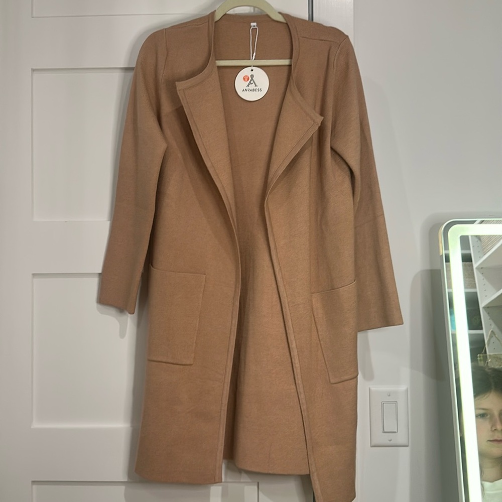 Anrabess open front knit light weight cardigan